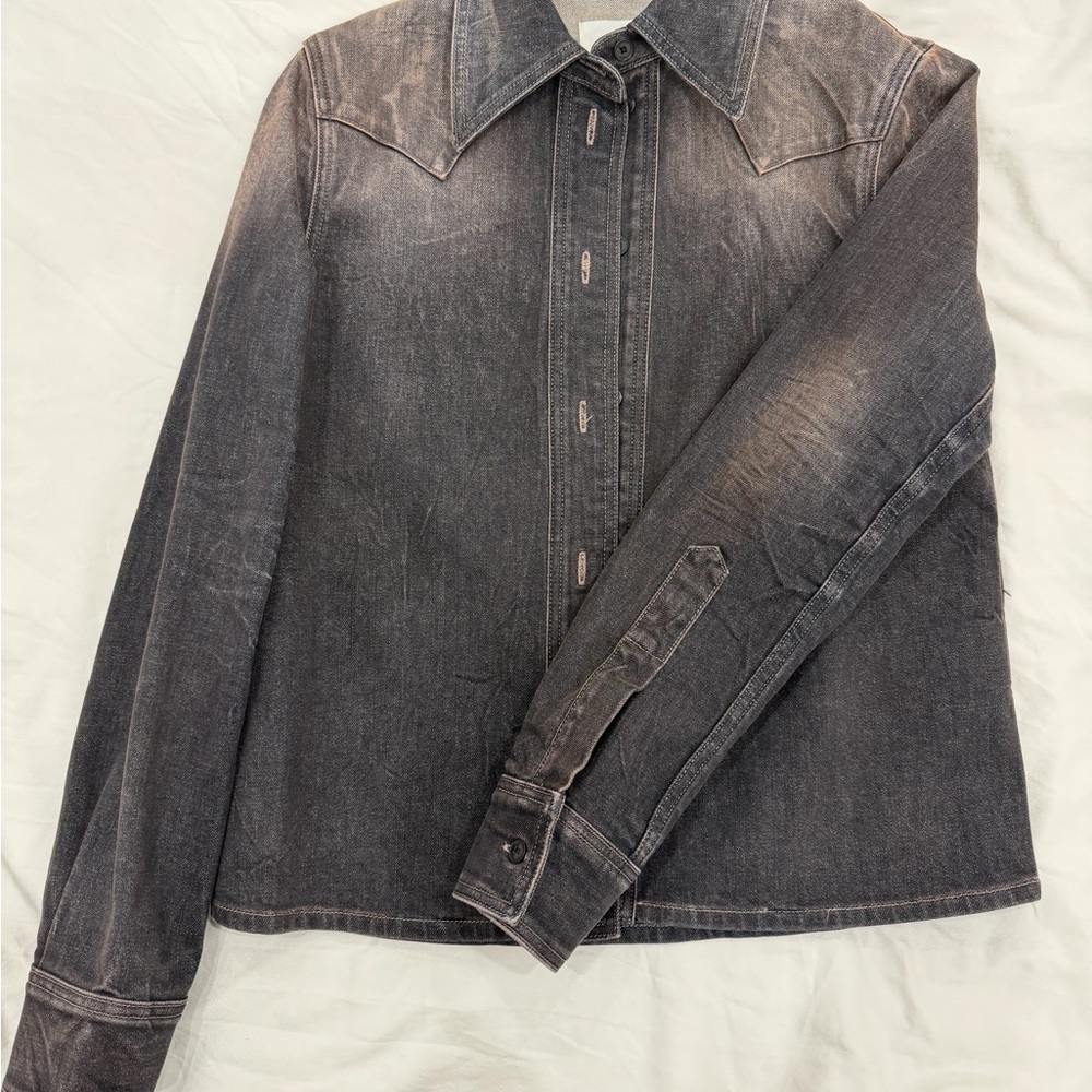 Closed - Free People Western Denim Jacket/Shacket - Picture 5 of 8